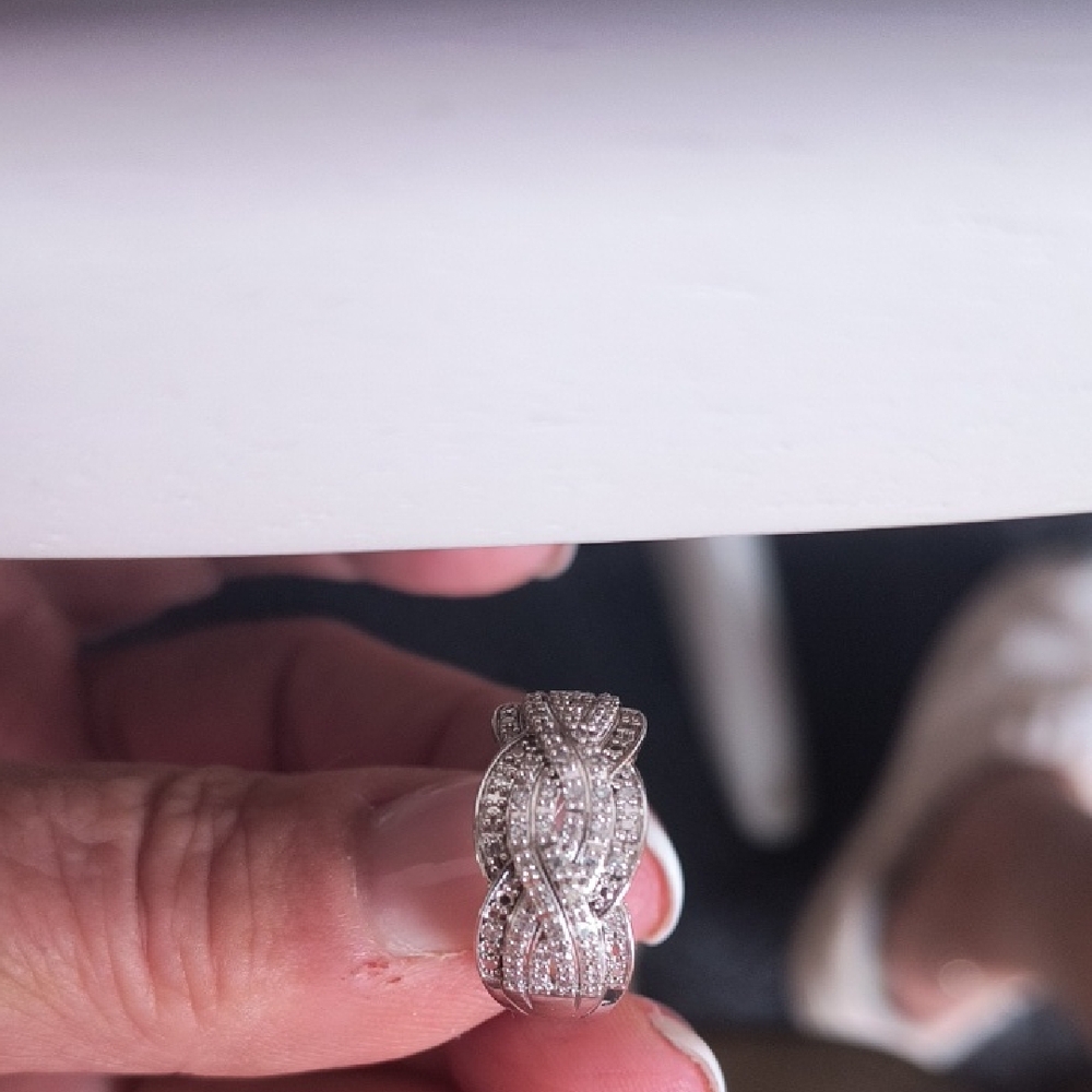 Diamond Hoop Earrings